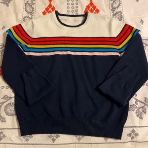 mulit colored sweater